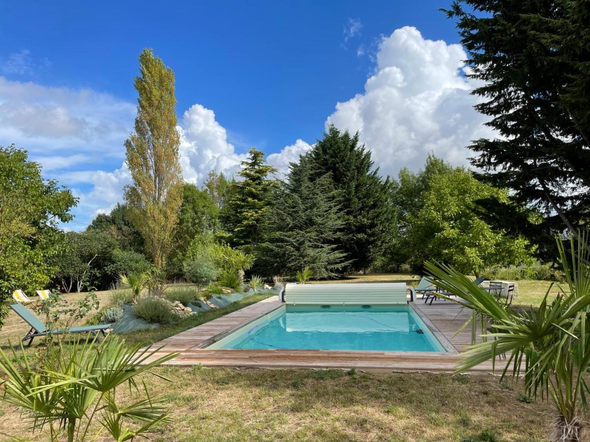 Chambres D Hotes Avec Piscine Et Spa La Foliere Saumur Villebernier Eksteriør bilde