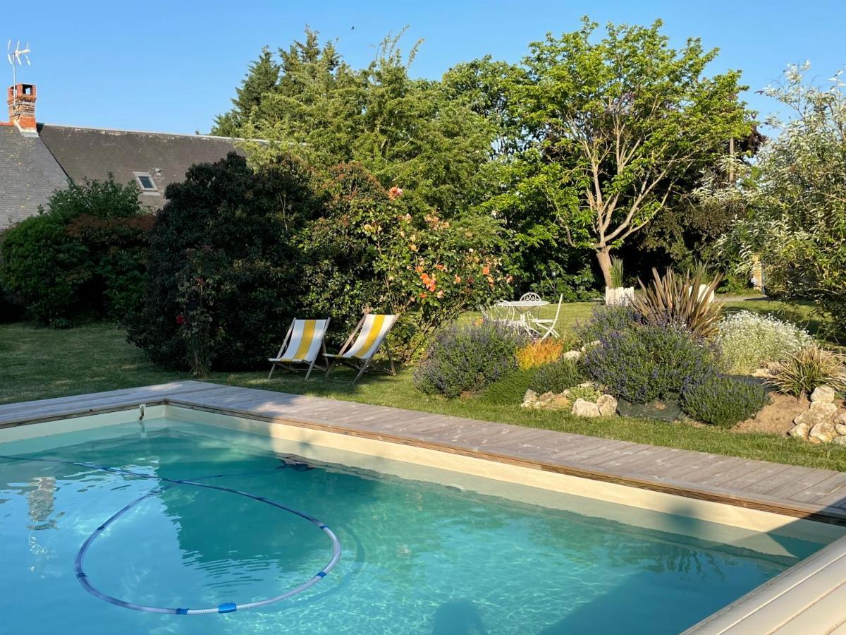 Chambres D Hotes Avec Piscine Et Spa La Foliere Saumur Villebernier Eksteriør bilde