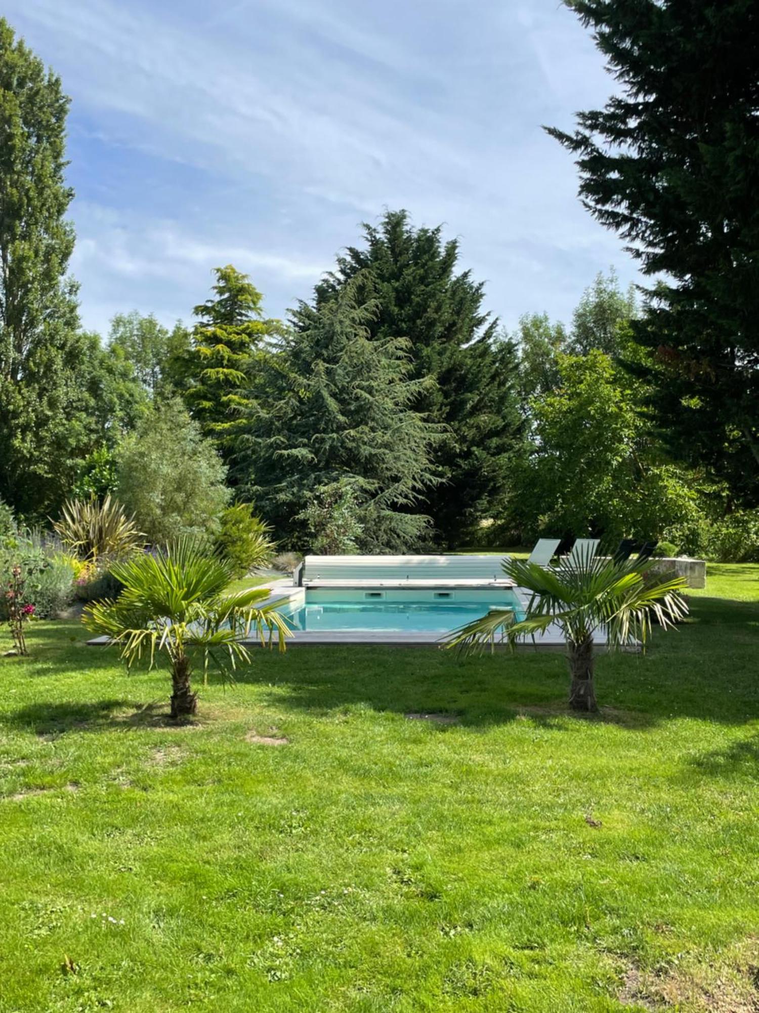 Chambres D Hotes Avec Piscine Et Spa La Foliere Saumur Villebernier Eksteriør bilde