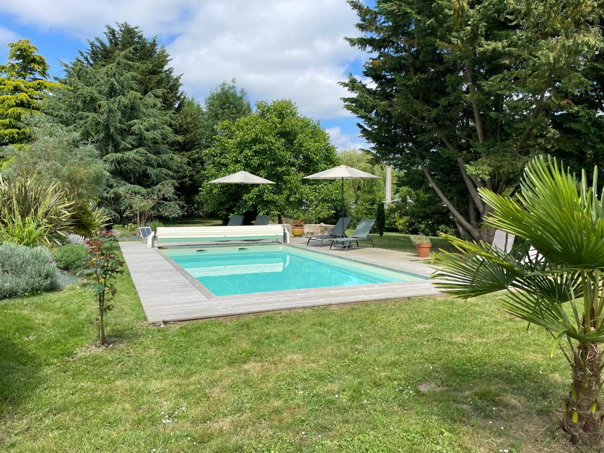Chambres D Hotes Avec Piscine Et Spa La Foliere Saumur Villebernier Eksteriør bilde